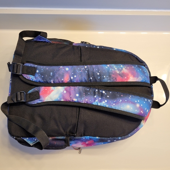 Sensky & Style Galaxy Print Anime Music Lover Lightweight Roomy Padded Backpack - Picture 3 of 16
